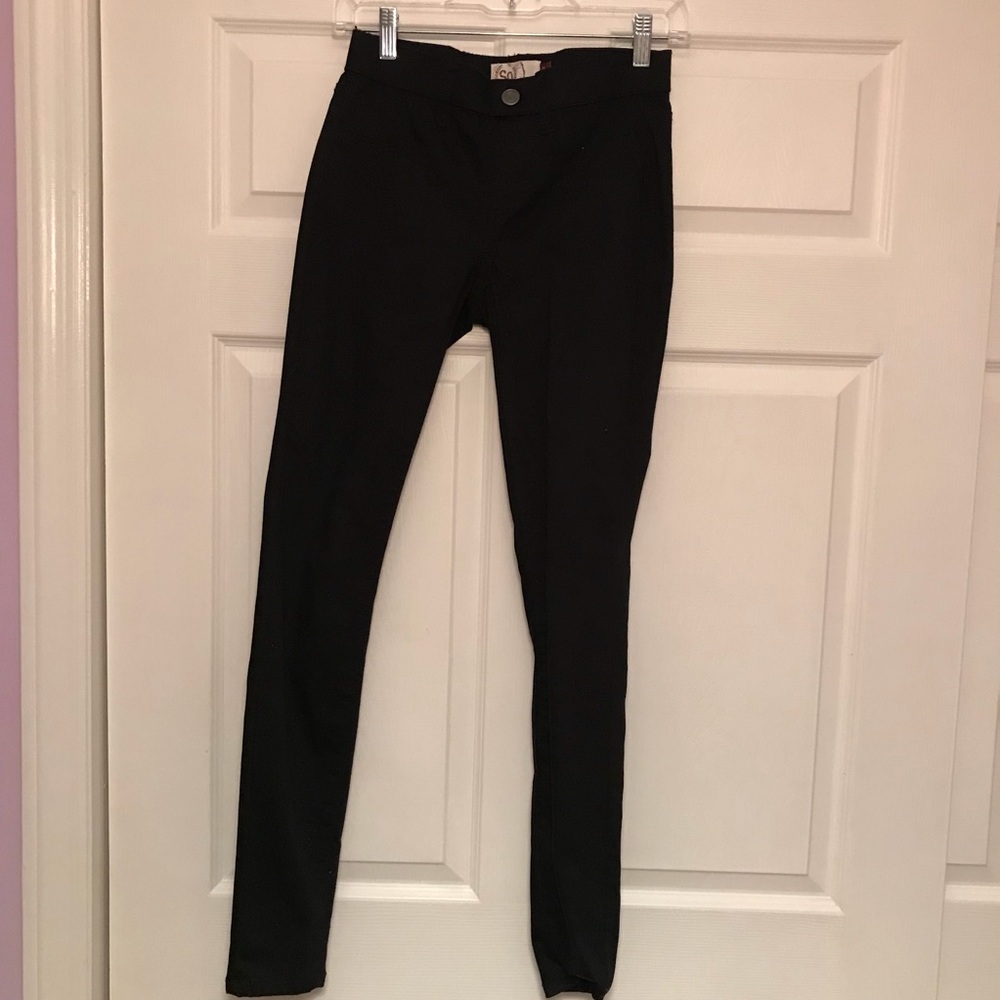 black pants